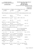 Đề kiểm tra giữa học kì 1 môn Toán lớp 10 năm 2022-2023 - Trường THPT Trần Hưng Đạo, Nam Định (Mã đề 102)