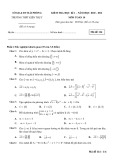 Đề kiểm tra học kì 1 môn Toán lớp 10 năm 2020-2021 có đáp án - Trường THPT Kiến Thụy, Hải Phòng (Mã đề 114)