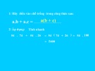 Bài giảng Đại số lớp 8 - Tiết 9: Phân tích đa thức thành nhân tử bằng phương pháp đặt nhân tử chung