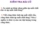 Bài giảng Hình học lớp 8 bài 8: Bình thông nhau - Máy nén thủy lực