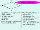 Bài giảng Hình học lớp 8: Hinh thoi