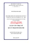 Luận văn Thạc sĩ Quản trị kinh doanh: Hoàn thiện chiến lược kinh doanh cho Công ty cổ phần Sữa Việt Nam Vinamilk (từ nay -2025)