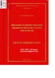 Luận văn Thạc sĩ Kinh doanh và quản lý: Nâng cao năng lực cạnh tranh trong lĩnh vực kinh doanh bảo hiểm của Công ty TNHH BHNT Chubb Life Việt Nam