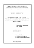 Master thesis Business Administration: The impacts of supply chain social sustainability on supply chain performance, mediating role of supply chain integration the case of Vietnam