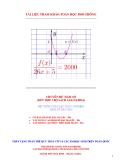 Hệ thống bài tập trắc nghiệm hàm số bậc hai - Lương Tuấn Đức