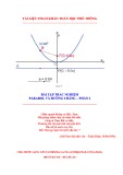 Bài tập trắc nghiệm Parabol và đường thẳng - Lương Tuấn Đức
