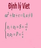 Bài giảng Ứng dụng định lý Viète - Nguyễn Thành Nhân