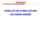 Bài giảng Thống kê doanh nghiệp: Chương 5 - Phan Thị Thu Hương