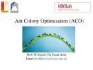 Bài giảng Tính toán tiến hóa - Bài 7: Ant colony optimization (ACO)