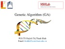 Bài giảng Tính toán tiến hóa - Bài 2: Genetic algorithm (GA)