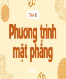 Giáo án Hình học lớp 12 bài 2: Phương trình mặt phẳng