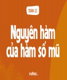 Giáo án Giải tích lớp 12: Chuyên đề 3 bài 1: Nguyên hàm và phương pháp tìm nguyên hàm