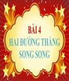 Giáo án Hình học lớp 11: Hai đường thẳng song song