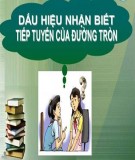 Giáo án Đại số lớp 12: Chuyên đề 1 bài 5 - Tiếp tuyến