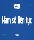 Giáo án Đại số 11: Hàm số liên tục