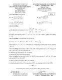 Đề kiểm tra cuối học kì 2 môn Toán lớp 11 năm 2021-2022 có đáp án - Trường THPT Phan Đăng Lưu