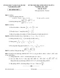 Đề thi chọn học sinh giỏi cụm môn Toán lớp 11 năm 2021-2022 có đáp án - Cụm trường THPT, Hà Nội