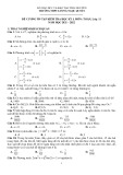 Đề cương ôn tập học kì 1 môn Toán lớp 11 năm 2021-2022 - Trường THPT Lương Ngọc Quyến, Thái Nguyên