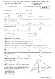 Đề thi KSCL môn Toán lớp 11 năm 2021-2022 có đáp án (Lần 2) - Trường THPT Tiên Du số 1, Bắc Ninh (Mã đề 102)