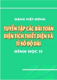 Tuyển tập các bài toán diện tích thiết diện và tỉ số độ dài Hình học 11 - Đặng Việt Đông