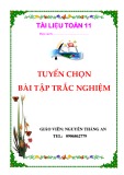 Tuyển chọn bài tập trắc nghiệm Đại số và Giải tích 11 - Nguyễn Thắng An