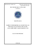 Luận án Tiến sĩ Hoá học: Nghiên cứu phối hợp phụ gia nano để nâng cao tính năng cơ lý, kỹ thuật cho vật liệu cao su thiên nhiên và một số blend của nó