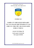 Luận văn Thạc sĩ Kỹ thuật điện: Nghiên cứu thiết kế hệ thống điện tàu tuần tra kết hợp tìm kiếm cứu nạn chiếc số 1 theo Tiêu chuẩn đăng kiểm Bureau Veritas