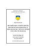 Luận văn Thạc sĩ Kỹ thuật điện: Điều khiển động cơ không đồng bộ theo phương pháp định hướng từ thông rotor trực tiếp dùng mô hình ước lượng tốc độ rotor