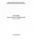 Tài liệu Xác xuất và thống kê: Phần 2 - Trường CĐ Y dược Tuệ Tĩnh Hà Nội