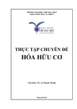 Thực tập chuyên đề Hóa hữu cơ - TS. Lê Thanh Thanh