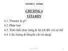 Bài giảng Thực phẩm chức năng: Chương 4 - ThS. Nguyễn Phú Đức