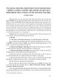 Ứng dụng phương pháp phân tích thành phần chính và phân cụm dữ liệu đánh giá kết quả kiểm định chất lượng cơ sở giáo dục đại học