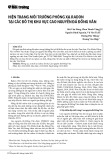 Hiện trạng môi trường phóng xạ radon tại các đô thị khu vực Cao nguyên đá Đồng Văn