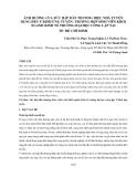 Ảnh hưởng của sức hấp dẫn thương hiệu nhà tuyển dụng đến ý định ứng tuyển: Trường hợp sinh viên khối ngành kinh tế trường đại học công lập tại Tp. Hồ Chí Minh