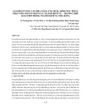 Giải pháp nâng cao khả năng ứng dụng kính ngữ tiếng Nhật cho nguồn nhân lực ngành dịch vụ - trường hợp giao tiếp trong ngành Dịch vụ nhà hàng