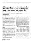 Giải pháp nâng cao trình độ chuyên môn cho nhân sự làm nhiệm vụ giám sát, đánh giá dự án đầu tư xây dựng sử dụng vốn nhà nước