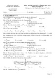 Đề kiểm tra giữa học kì 1 môn Toán lớp 11 năm 2021-2022 - Trường THPT Thạnh Hóa, Long An (Mã đề 001)