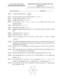 Đề kiểm tra giữa học kì 1 môn Toán lớp 11 năm 2020-2021 có đáp án - Trường THPT Đoàn Thượng