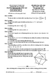Đề kiểm tra giữa học kì 1 môn Toán lớp 11 năm 2020-2021 có đáp án - Trường THPT Nguyễn Công Trứ
