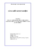 Sáng kiến kinh nghiệm THPT: Công tác chuẩn bị soạn giảng có hiệu quả bài cấp cứu ban đầu các tai nạn thông thường và băng bó vết thương