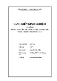 Sáng kiến kinh nghiệm THPT: Rèn kỹ năng cảm thụ văn xuôi Việt Nam hiện đại trong chương trình Ngữ văn 12