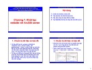 Bài giảng ArcGIS nâng cao - Chương 7: Khởi tạo website với ArcGIS server