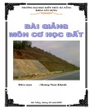 Bài giảng Cơ học đất: Phần 1 - Hoàng Nam Khánh