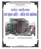 Bài giảng Cơ học đất - Nền và móng: Phần 2