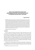 Nâng cao chất lượng đào tạo trong thời kỳ khủng hoảng qua mô hình “Tập thể sinh viên tiên tiến” tại trường Đại học Công nghệ TP. Hồ Chí Minh