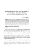 Đề xuất một số phương pháp giảng dạy chủ động theo tiếp cận CDIO nhằm nâng cao chất lượng đào tạo cử nhân ngành Công tác xã hội, Trường Đại học Thủ đô Hà Nội