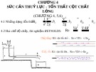 Bài giảng Thủy lực - Chương 4: Sức cản thủy lực - Tổn thất cột chất lỏng