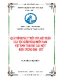 Khoá luận tốt nghiệp: Quá trình phát triển của Mặt trận Dân tộc Giải phóng miền Nam Việt Nam tỉnh Thủ Dầu Một – Bình Dương (1960 – 1977)