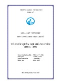 Khoá luận tốt nghiệp: Tổ chức quân đội nhà Nguyễn (1802 - 1858)