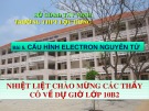 Bài giảng Hóa học lớp 10 bài 5: Cấu hình electron nguyên tử